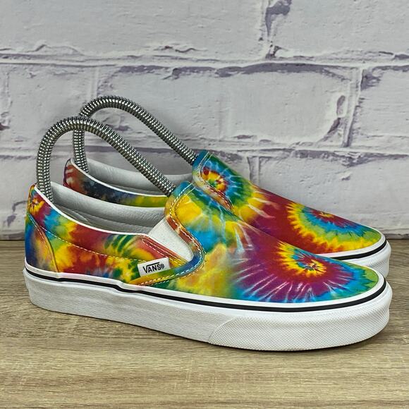 Vans Shoes - Vans Tie Dye Slip On Shoes Women's 6 Men's 4.5 Colorful Classic Skate Sneaker